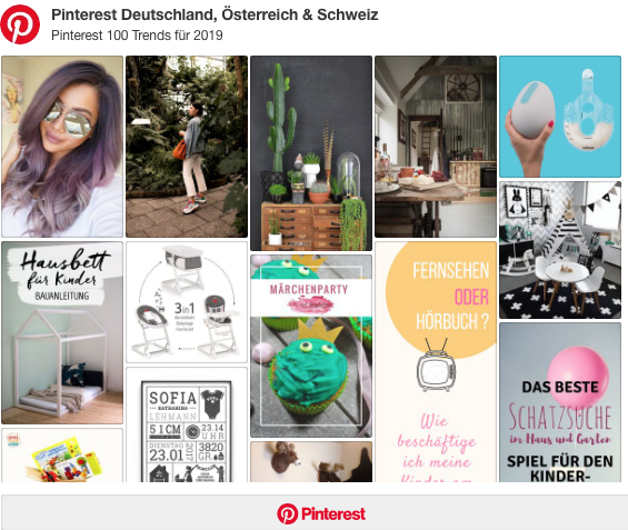 Pinterest - die angesagten 100 TOP-Trends für das Jahr 2019 2